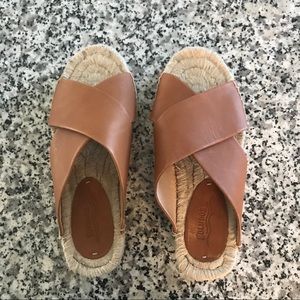 Soludos Women's Brown Slide Espadrille Sandals